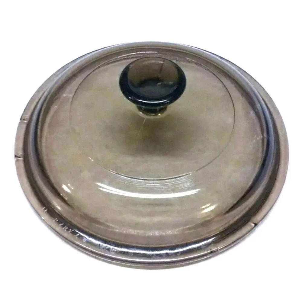 Visions Amber by Corning Glass Lid V-1-C for 1 qt. Pan or Casserole Pyrex Round